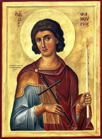 Saint Phanourious, saint martyr et thaumaturge